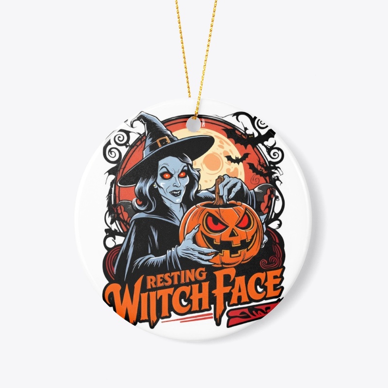 "Resting Witch Face" Halloween T-shirt 