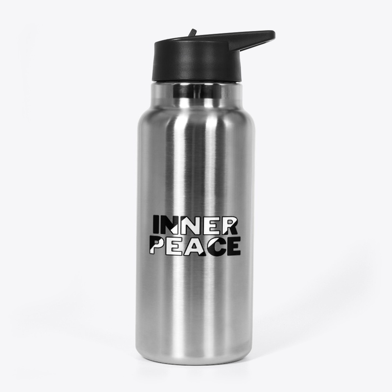 INNER PEACE typography-White