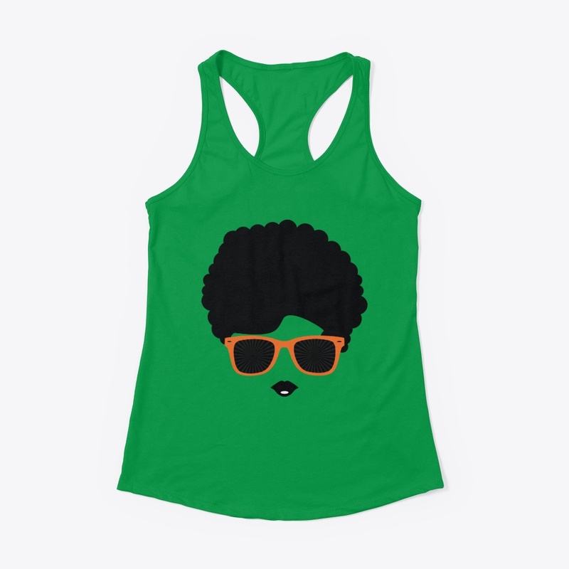 Curly Hair T-shirt Design