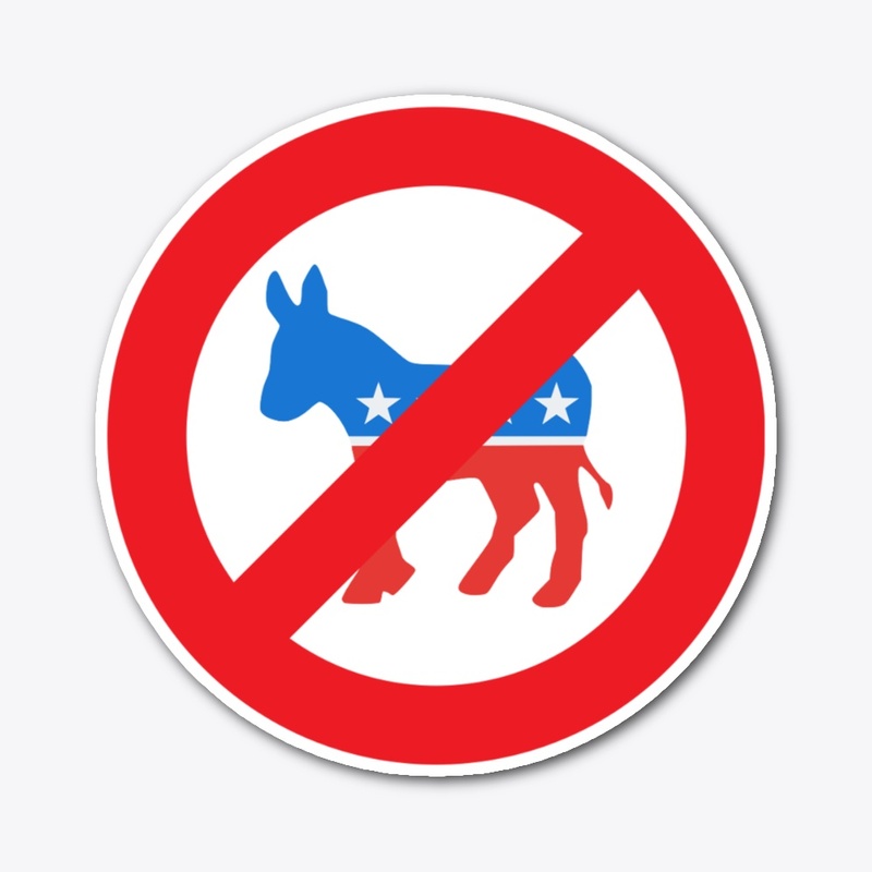 ANTI-DEMOCRAT DONKEY LOGO
