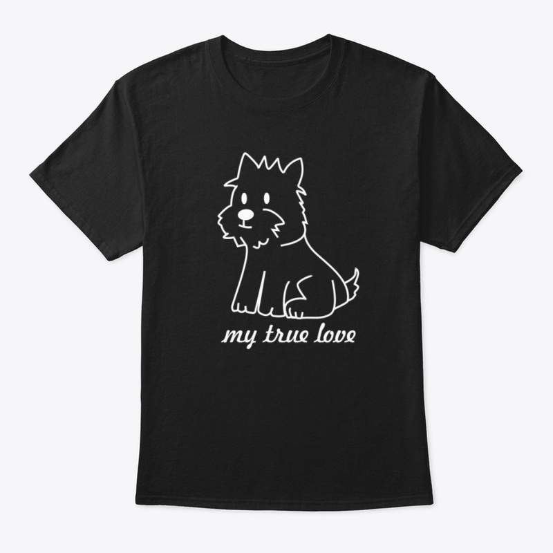 Dog lovers in black