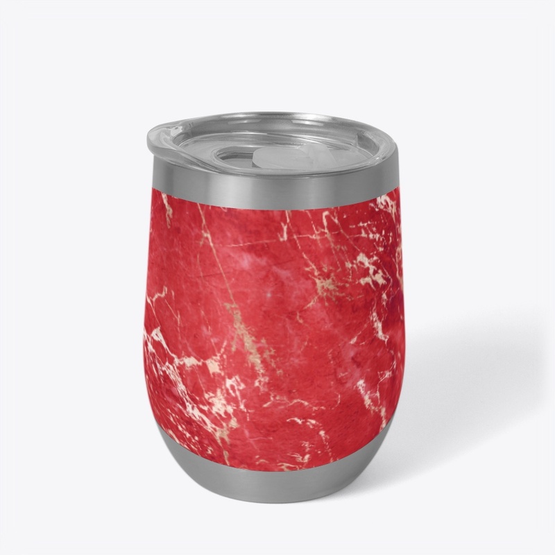luxurious red and gold marble