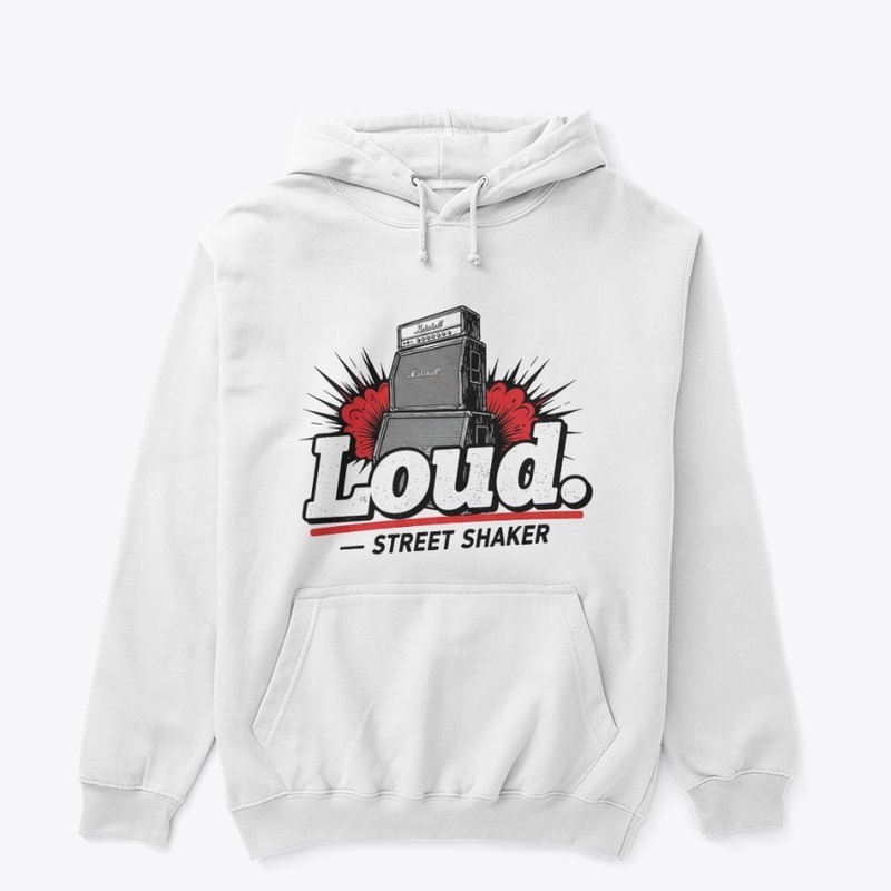 'Loud.' Hoodie for Drummers