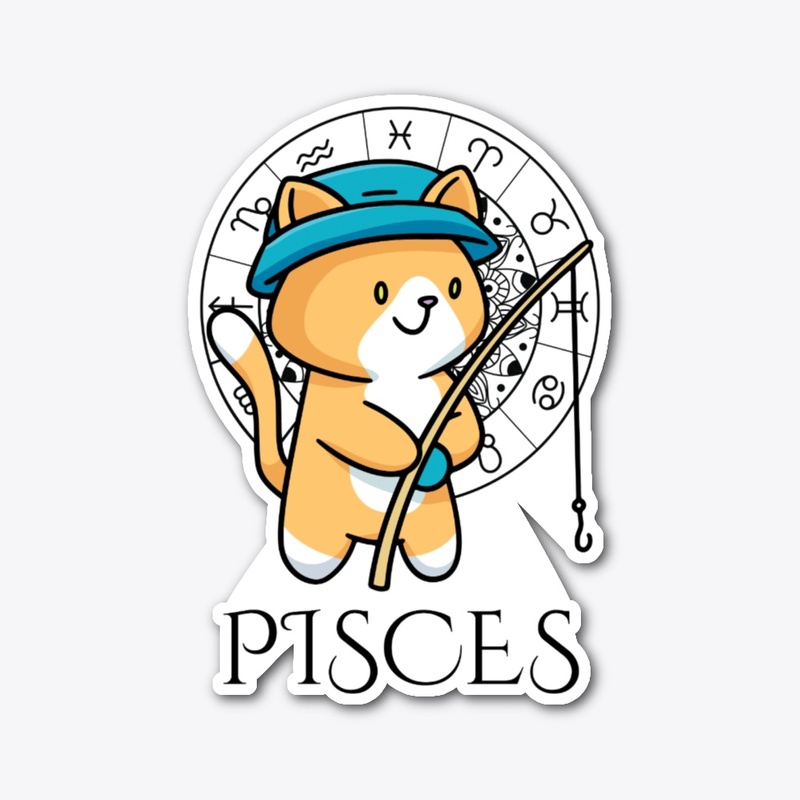  Pisces Zodiac White T-Shirt