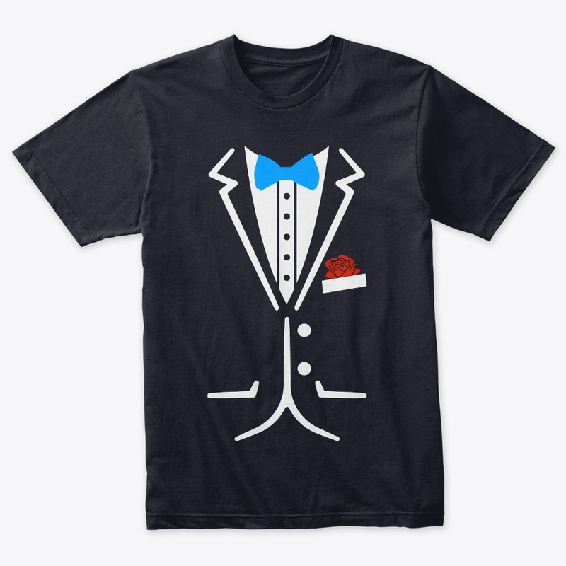 Fake Tuxedo Funny Lazy Wedding Fake Suit