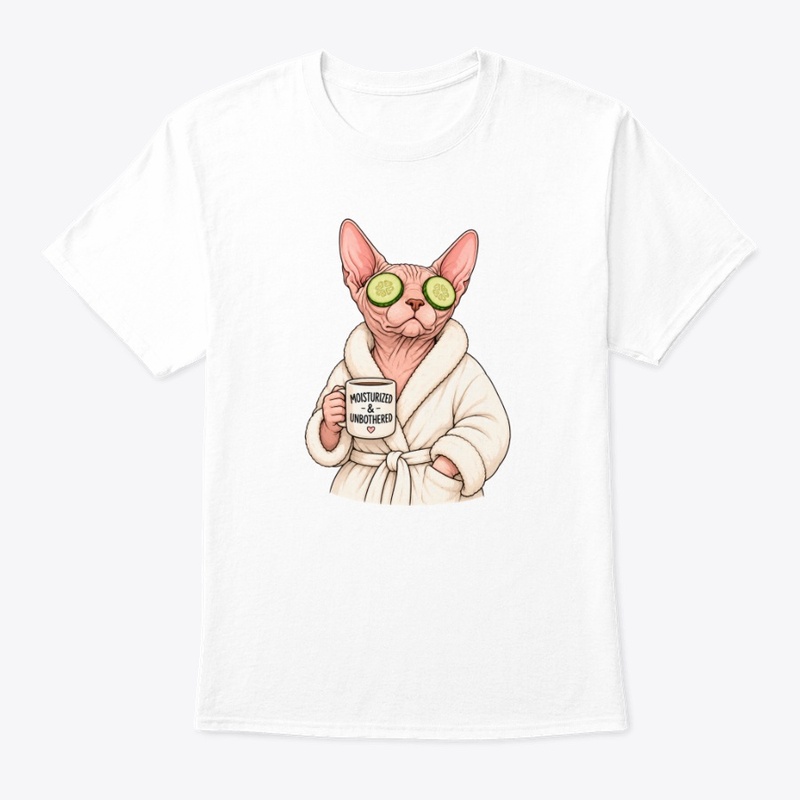 Moisturized & Unbothered Sphynx Cat