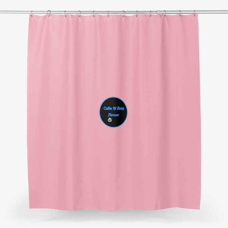 Collin & Betty Forever Shower curtain