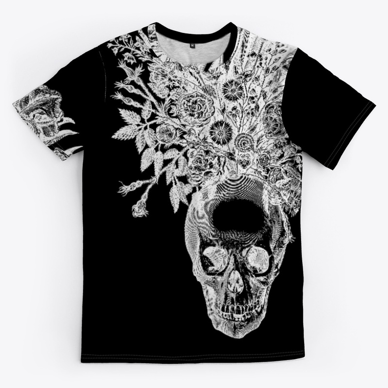May Queen Skull w/ Floral Headdress
