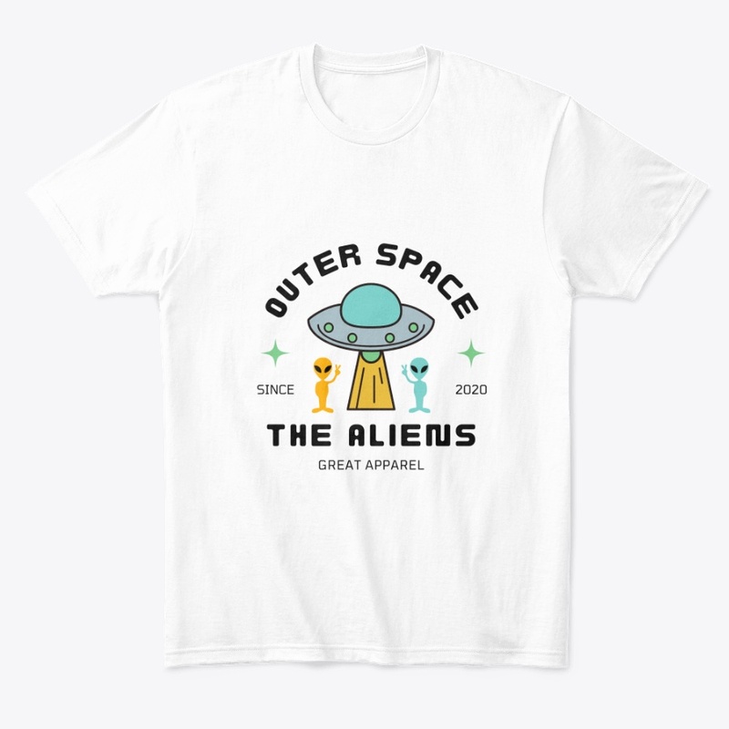 Outer space Alians Customised tshirt