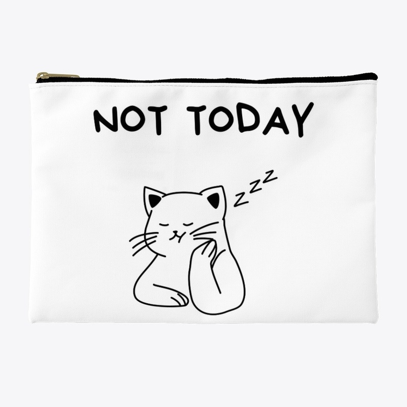 Lazy cat t-shirt - Not today