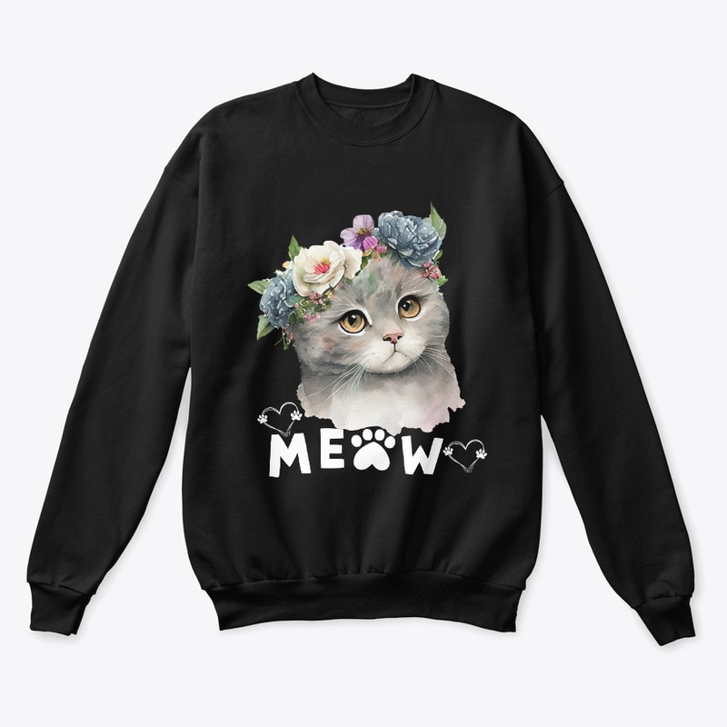 Meow Cat Graphic Design.
