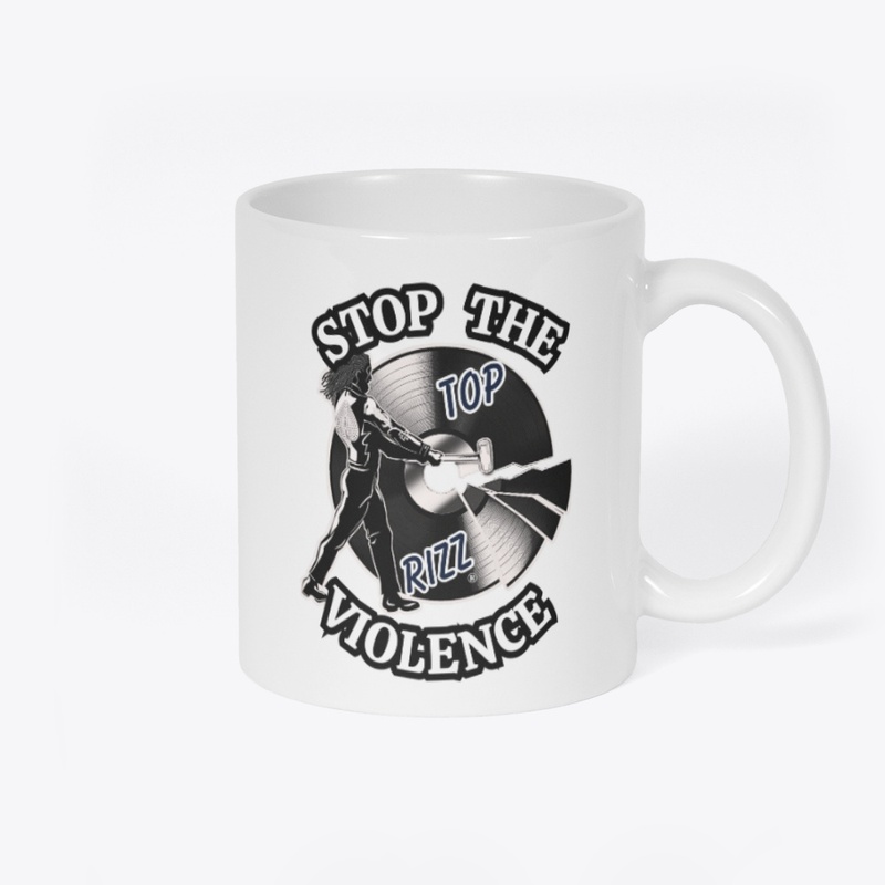 TOP RIZZ LOGO - STOP THE VIOLENCE 