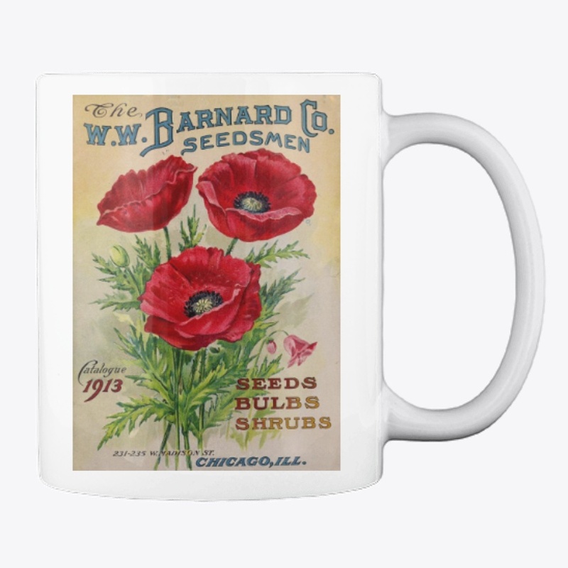 Vintage Red Poppies