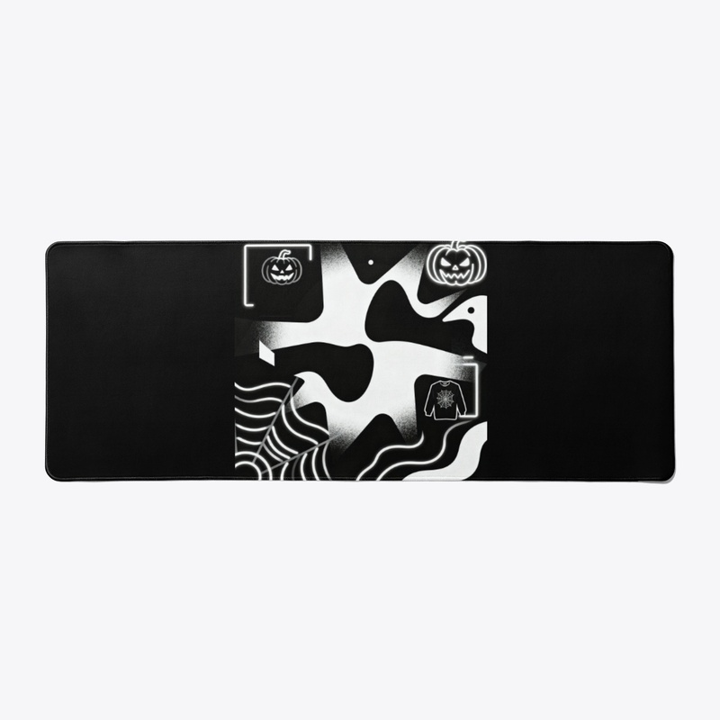 Neon Halloween - Black & White