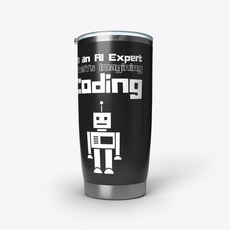 AI Coding Stainless Tumbler 
