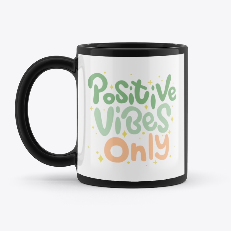 Black coffee mug 