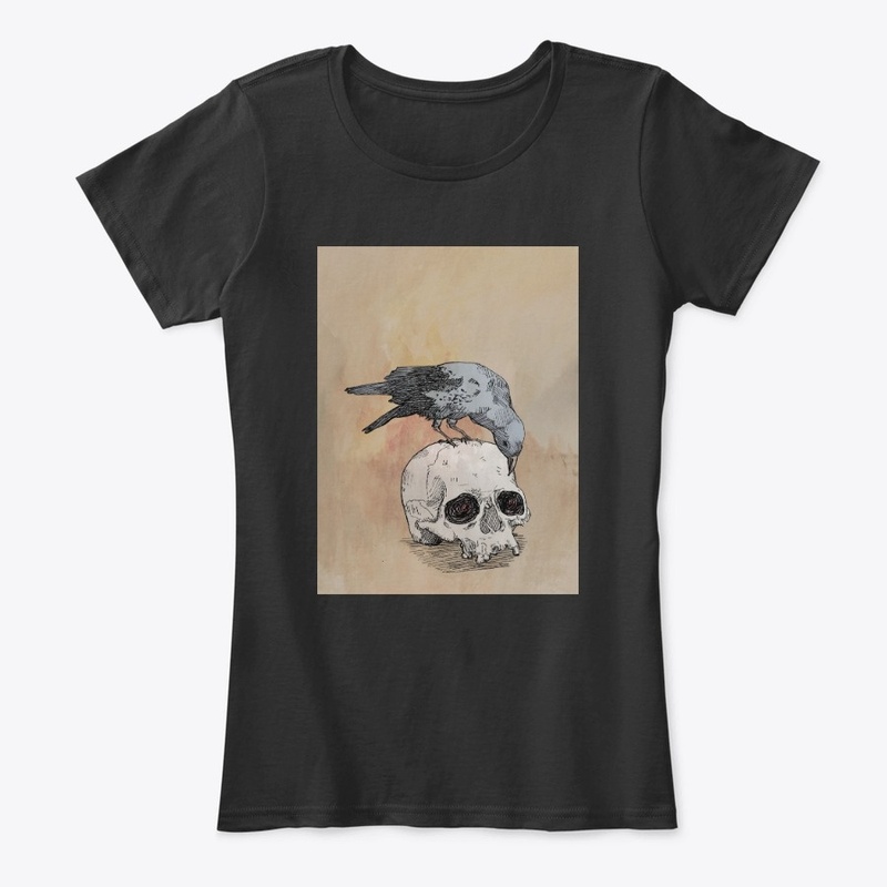 Crow and Skull