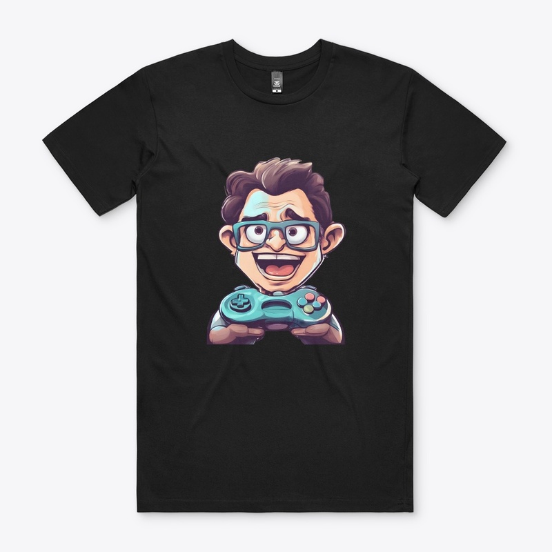Cartoon Video Gaming T-shirt Design