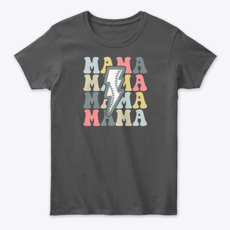 Baseball mama pastel