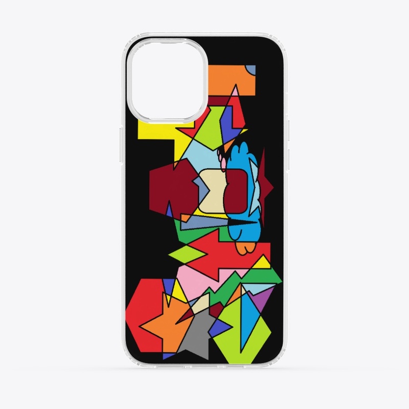 random shapes Unique colors design