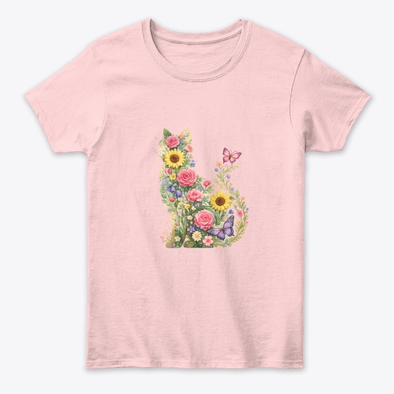 Floral Cat Lover Shirt