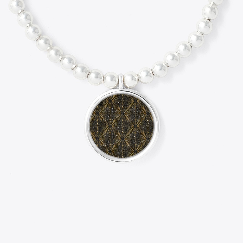 Gold and Black Victorian Sparkle Pattern