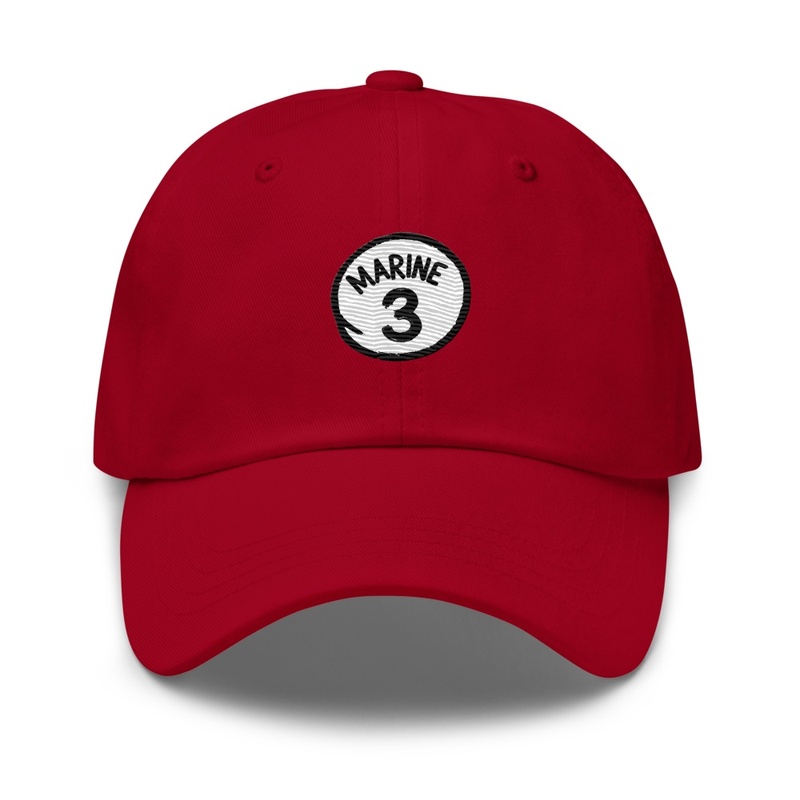 Marine 3 - Dad Hat | Yupoong 6245CM
