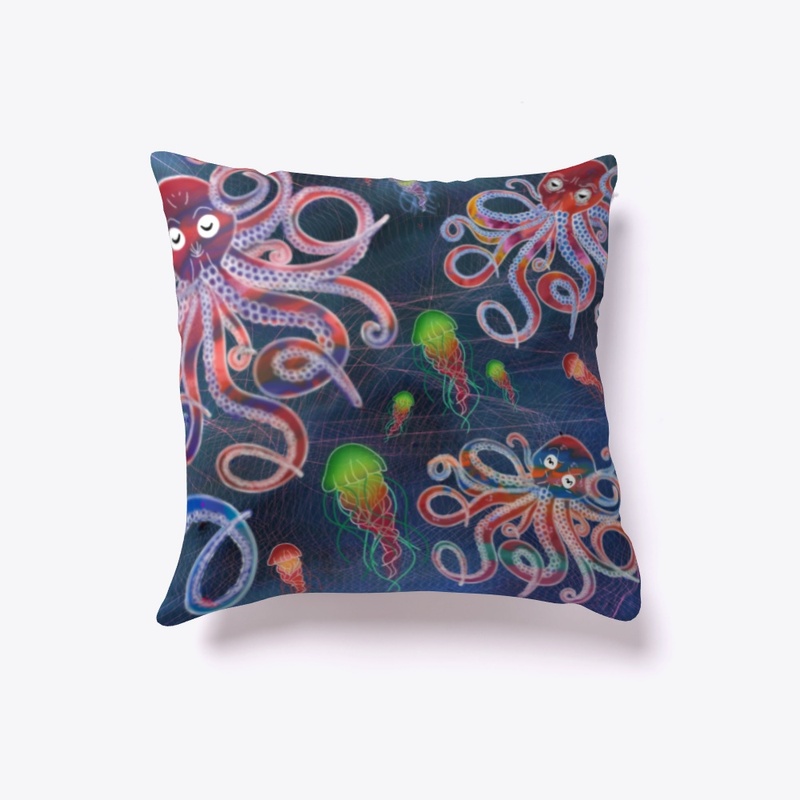 Octofish Pillow
