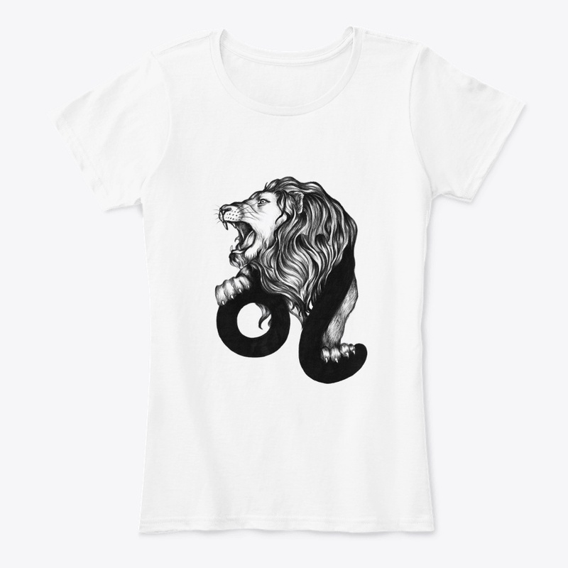 Roaring Lion Print T-Shirt & Hoodies: