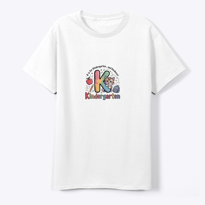 Cute Kindergarten Cat Shirt 