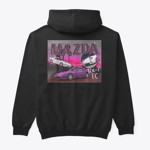 Rx7 Stanboy Hoodie Black Camiseta Back