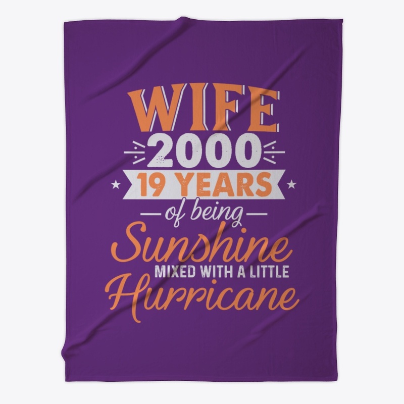 Wife Since 2000, 19 Years Wedding Gifts
