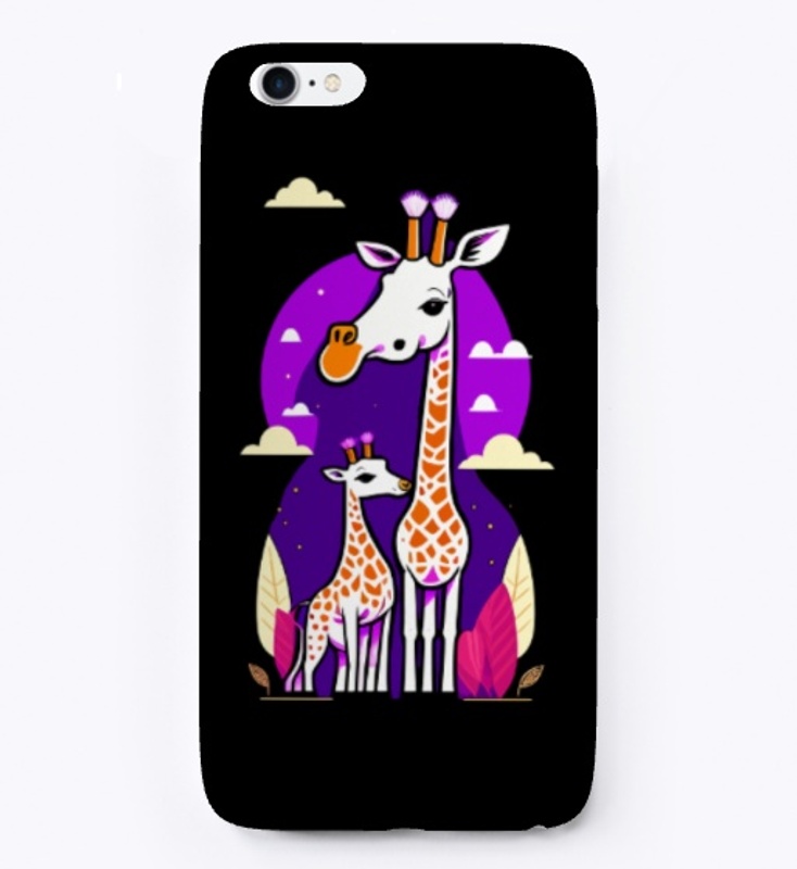 Cute Giraffe Drawing T-Shirt