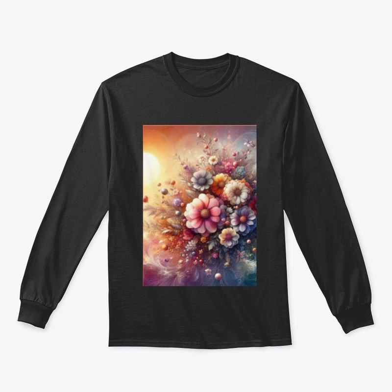 Sunlit Blossoms  Vibrant Floral Harmony"