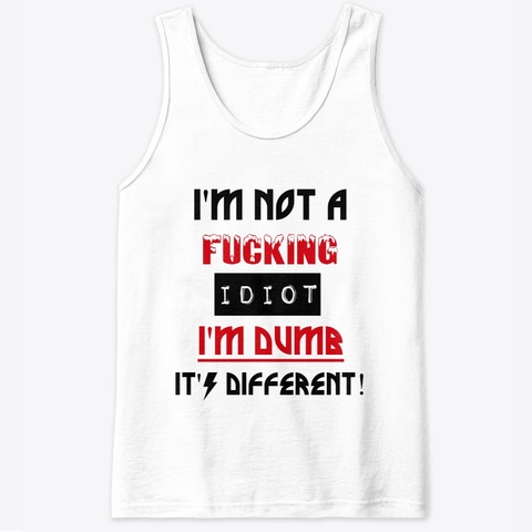 White Its Different Gear  White T-Shirt Front