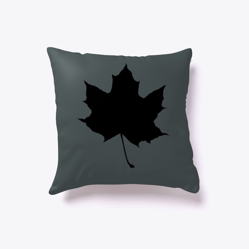 Silhouette of a maple leaf
