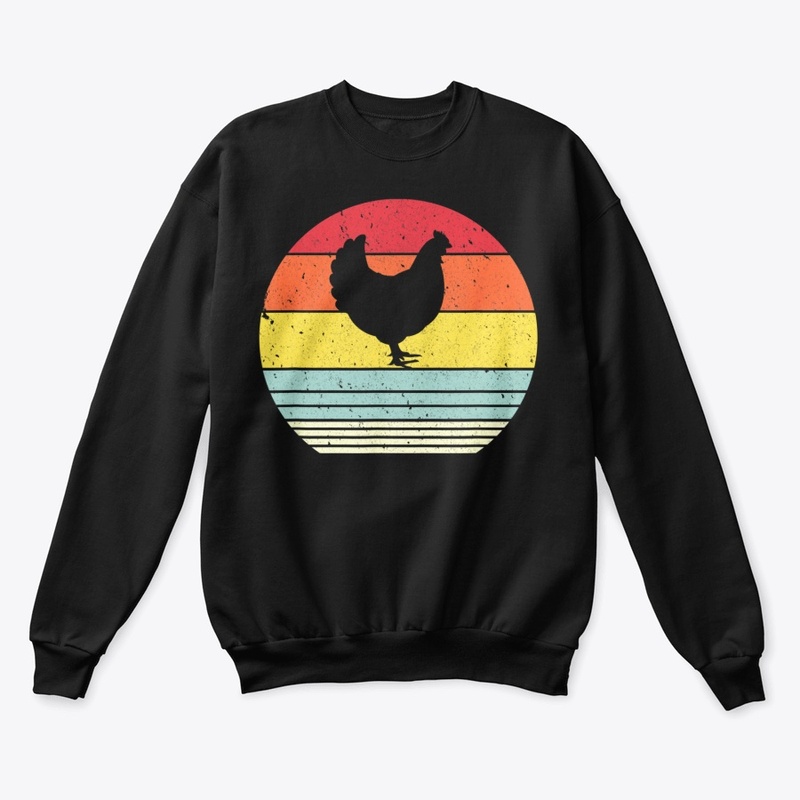 Chicken Shirt Retro Style Farmer Tshirt