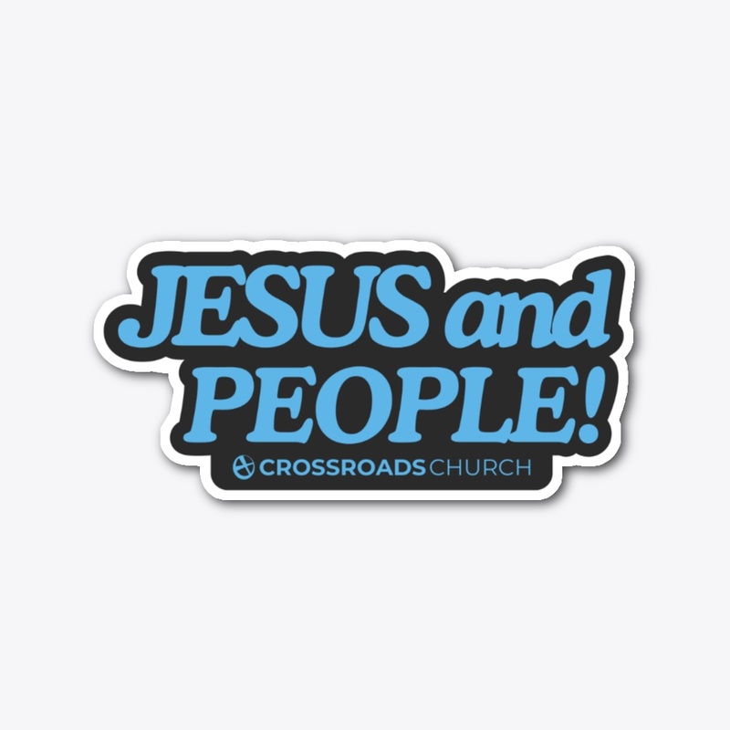 Jesus & People Sticker