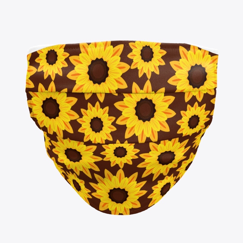 Face Mask - Motif Sunflower 2