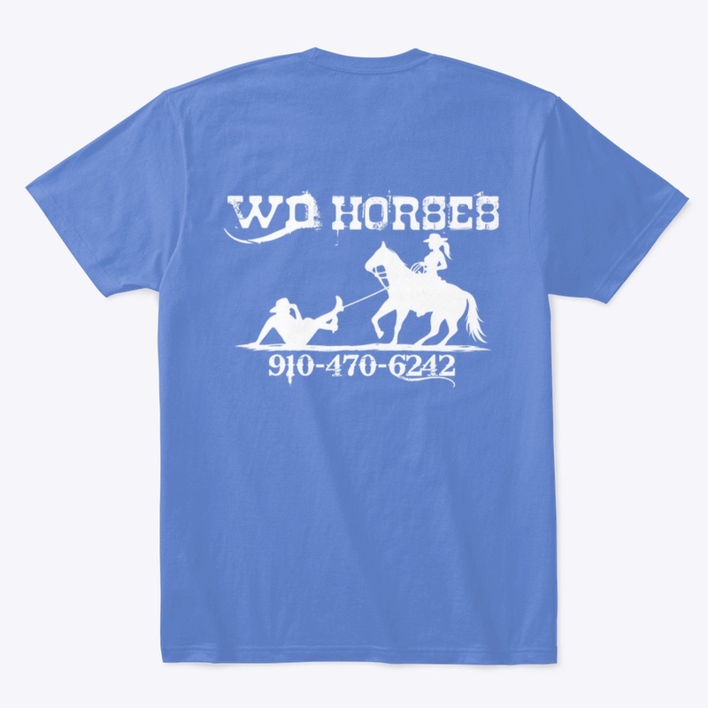 WD horses in white