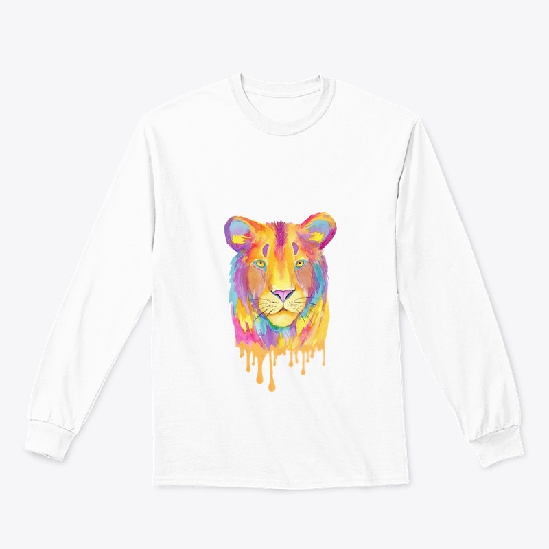 Lion print tee