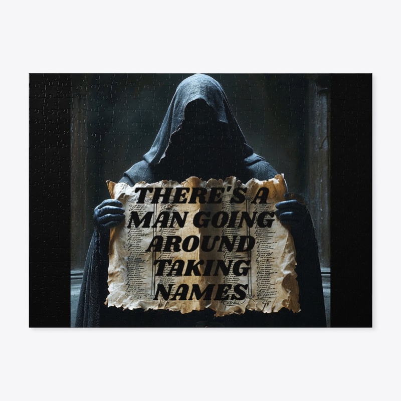 There S a Man Going Around Tak - Jigsaw Puzzle