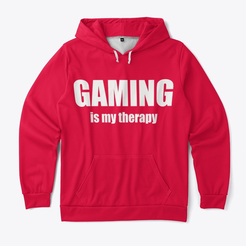 Gaming is my therapy - White letters