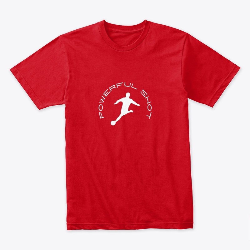 Soccer: Powerful Shot 1 White Logo