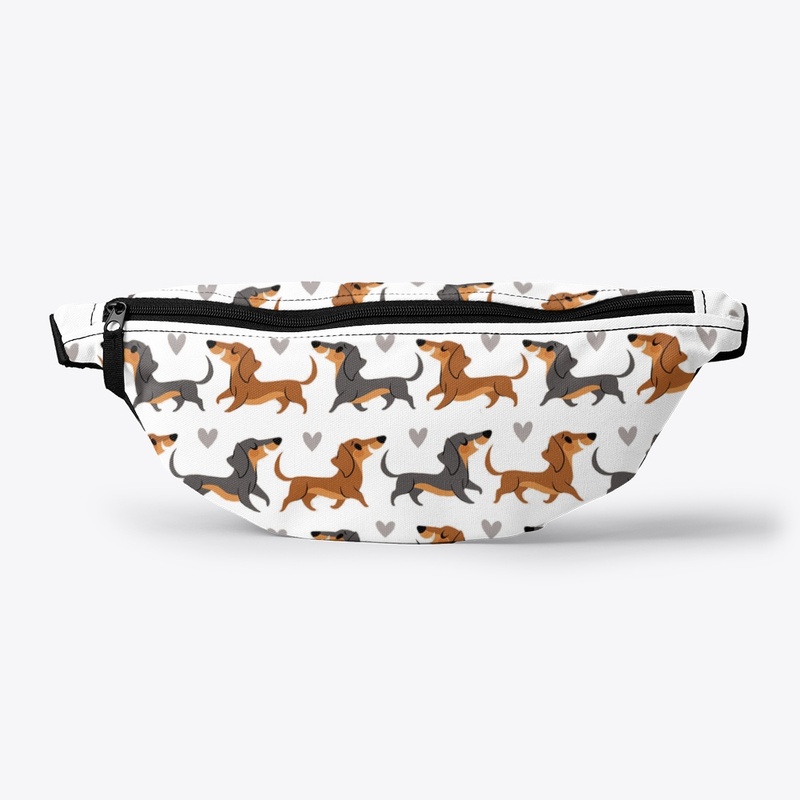 Happy Dachshund Face Mask