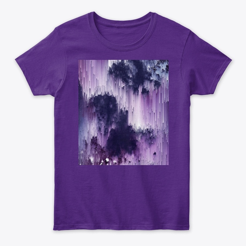 Northern lights inspired t-shirt 