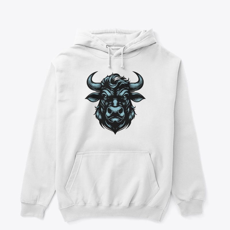 Striking Angry Cow Graphic