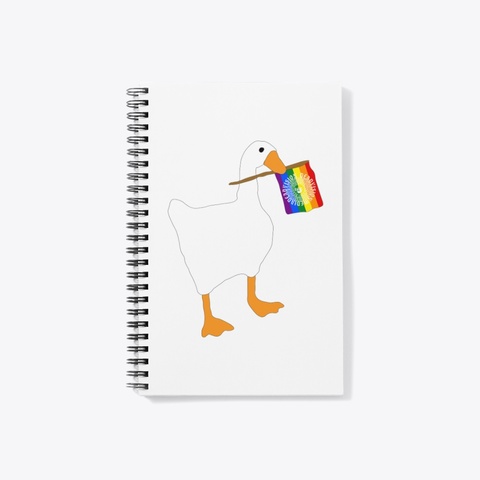 Pride Collection: "Spiraling" Designs White T-Shirt Front