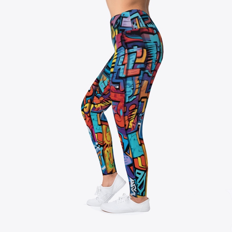 Graffiti Stripes for Pilates and Yoga