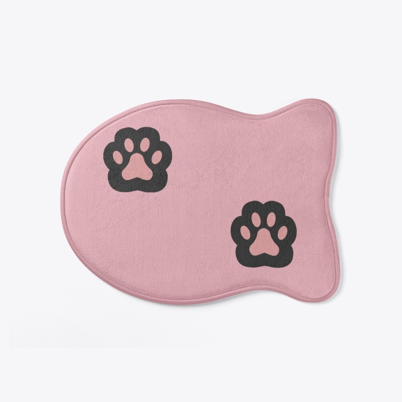 Cat feeding mat